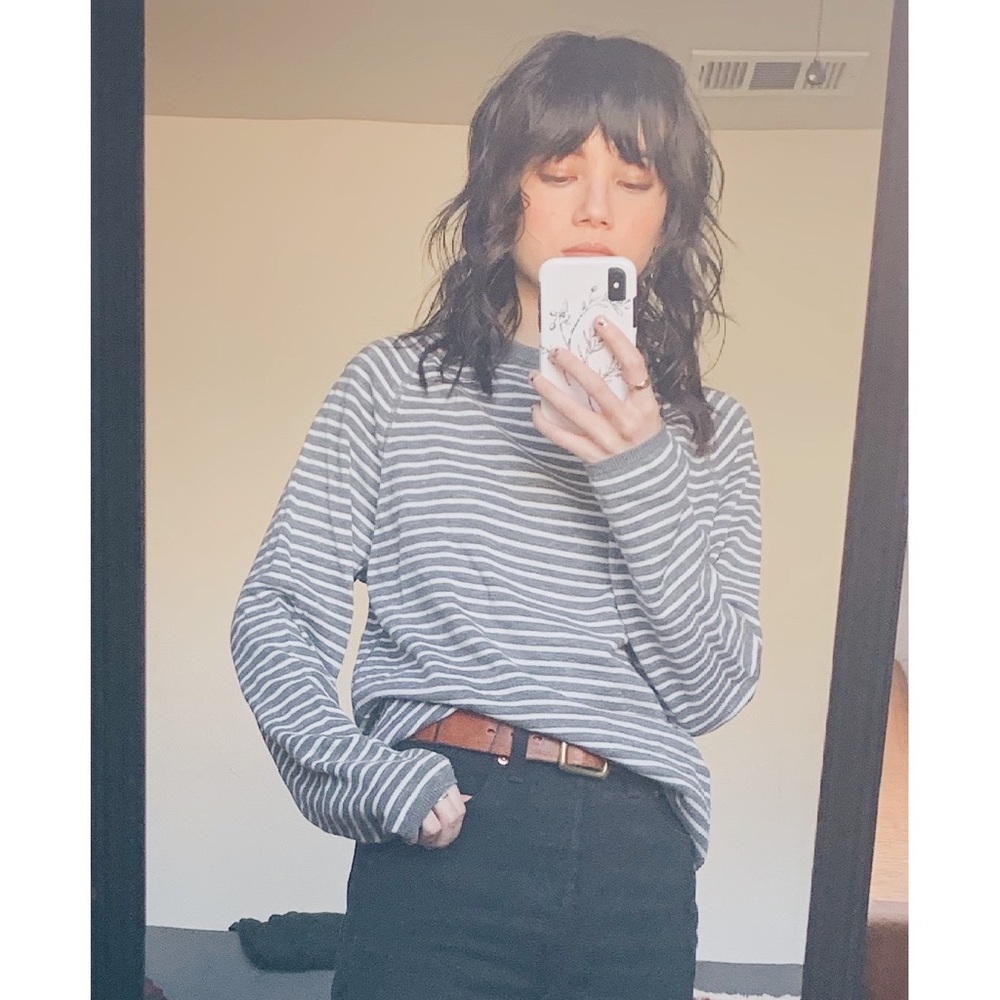 *SOLD* Striped Sweater - Picture 1 of 4